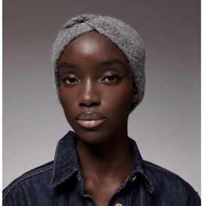 Zara Gray Knit Headband